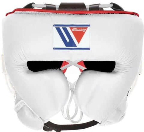 Winning Cheek Protector Headgear - White · Red