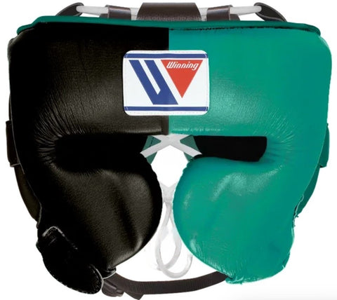 Winning Cheek Protector Headgear - Black · Green