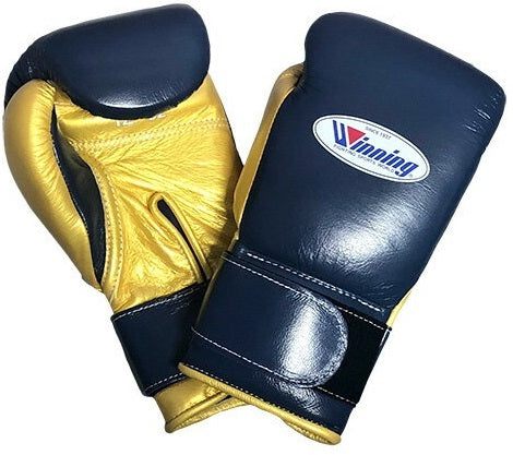 WINNING JAPAN BOXING MS TRAINING GLOVES - GOLD VELCRO – FIGHT 2 FINISH